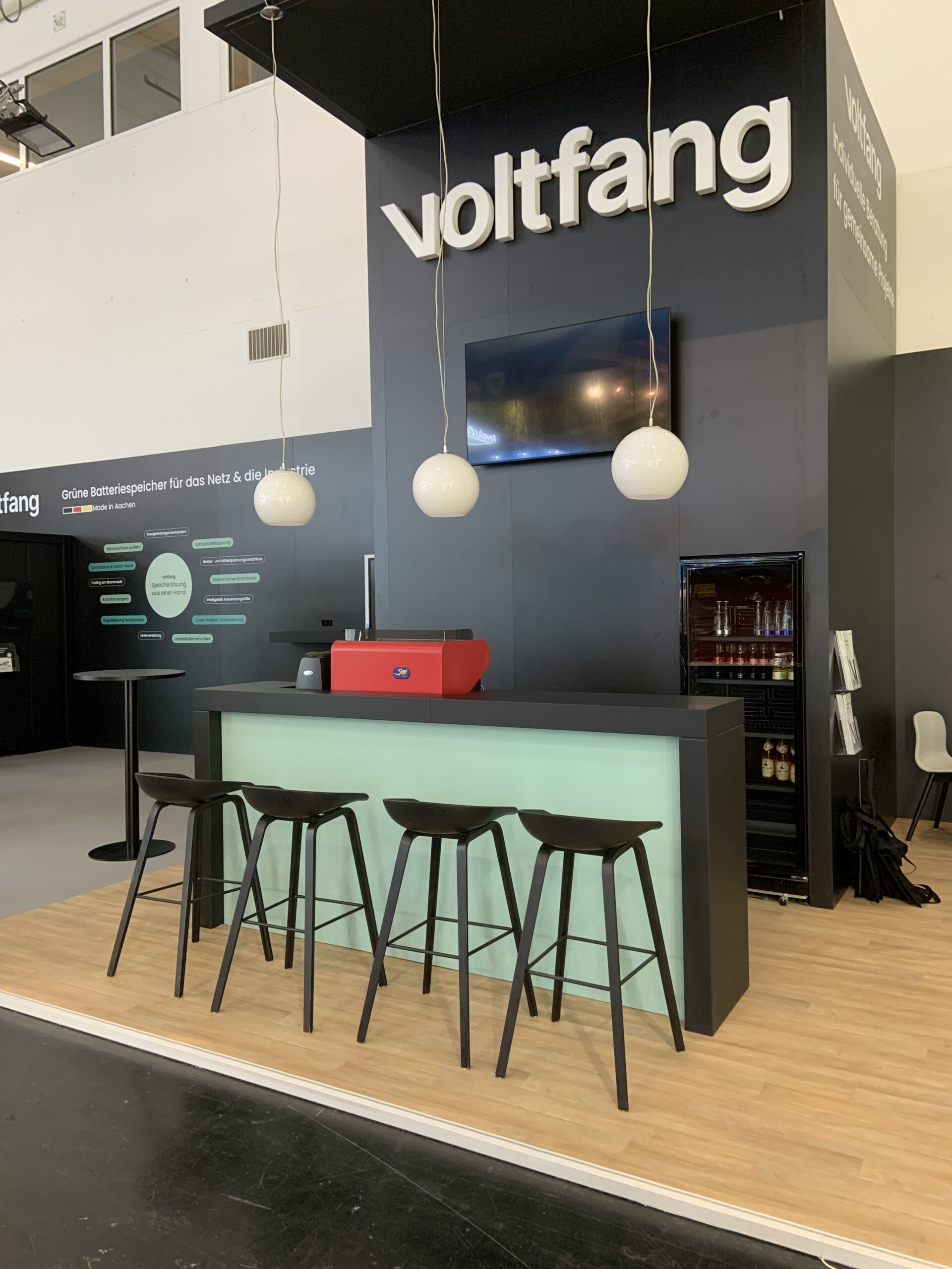 Espressobar für Messen Theke