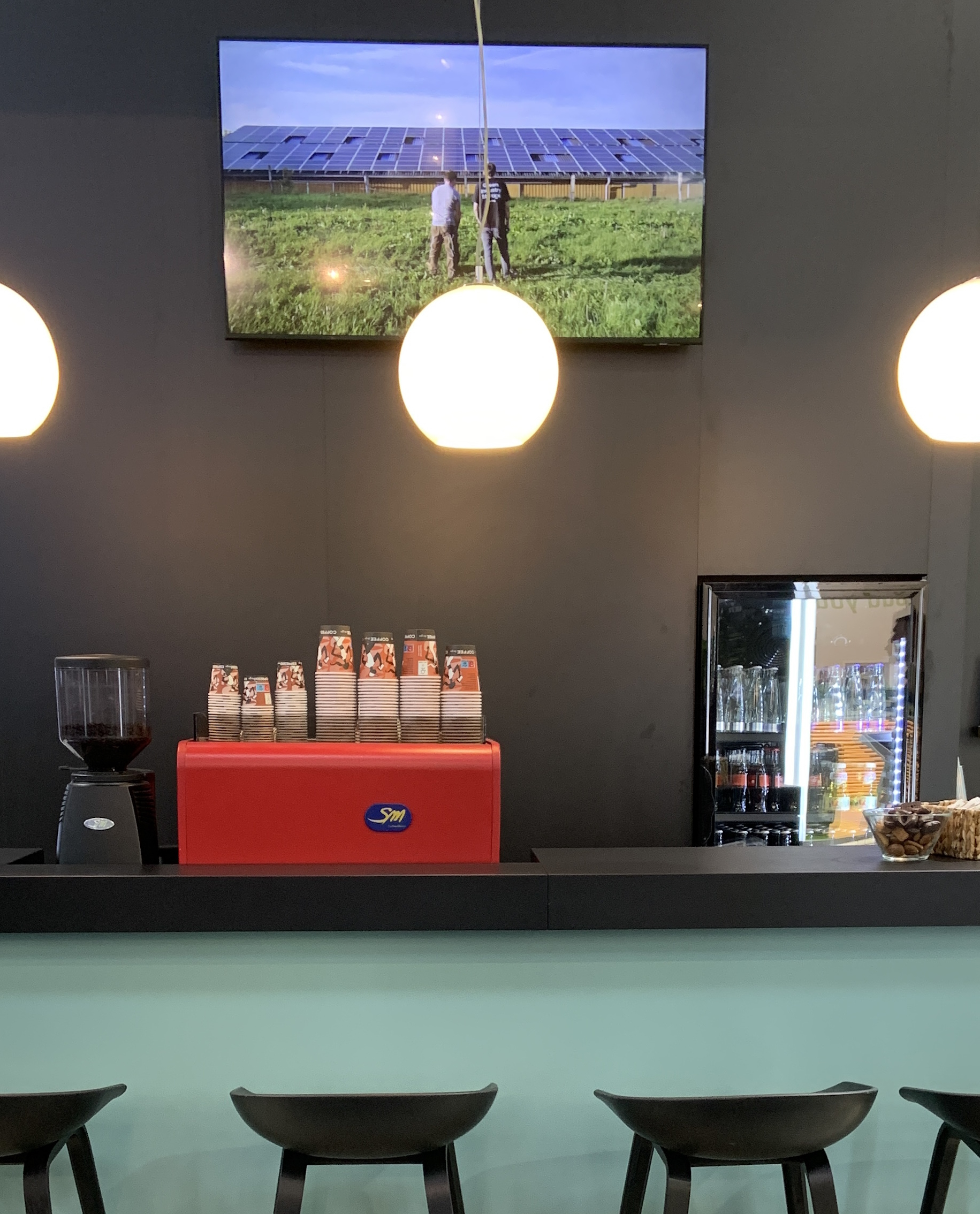 Espressobar für Messen Theke