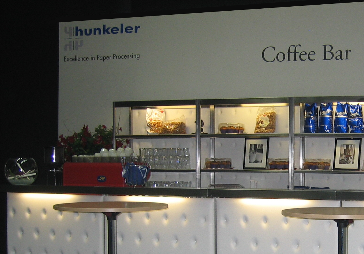 Espressobar für Messen Theke 