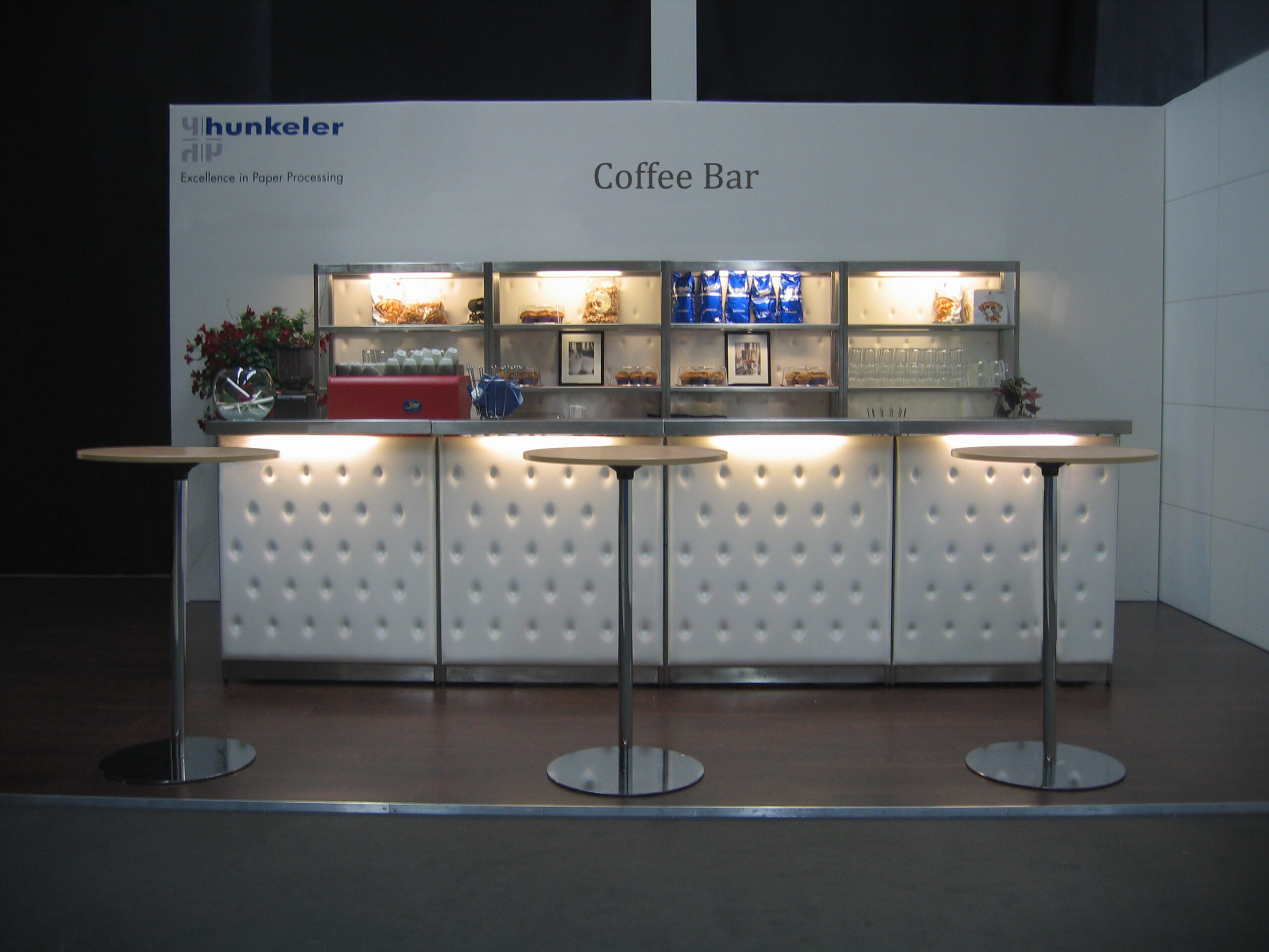 Espressobar für Messen Theke 