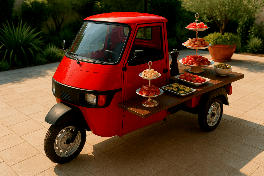 Buffet-Fläche für Catering