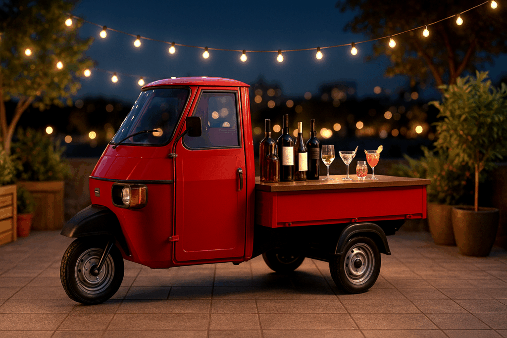 Buffet-Fläche für Catering